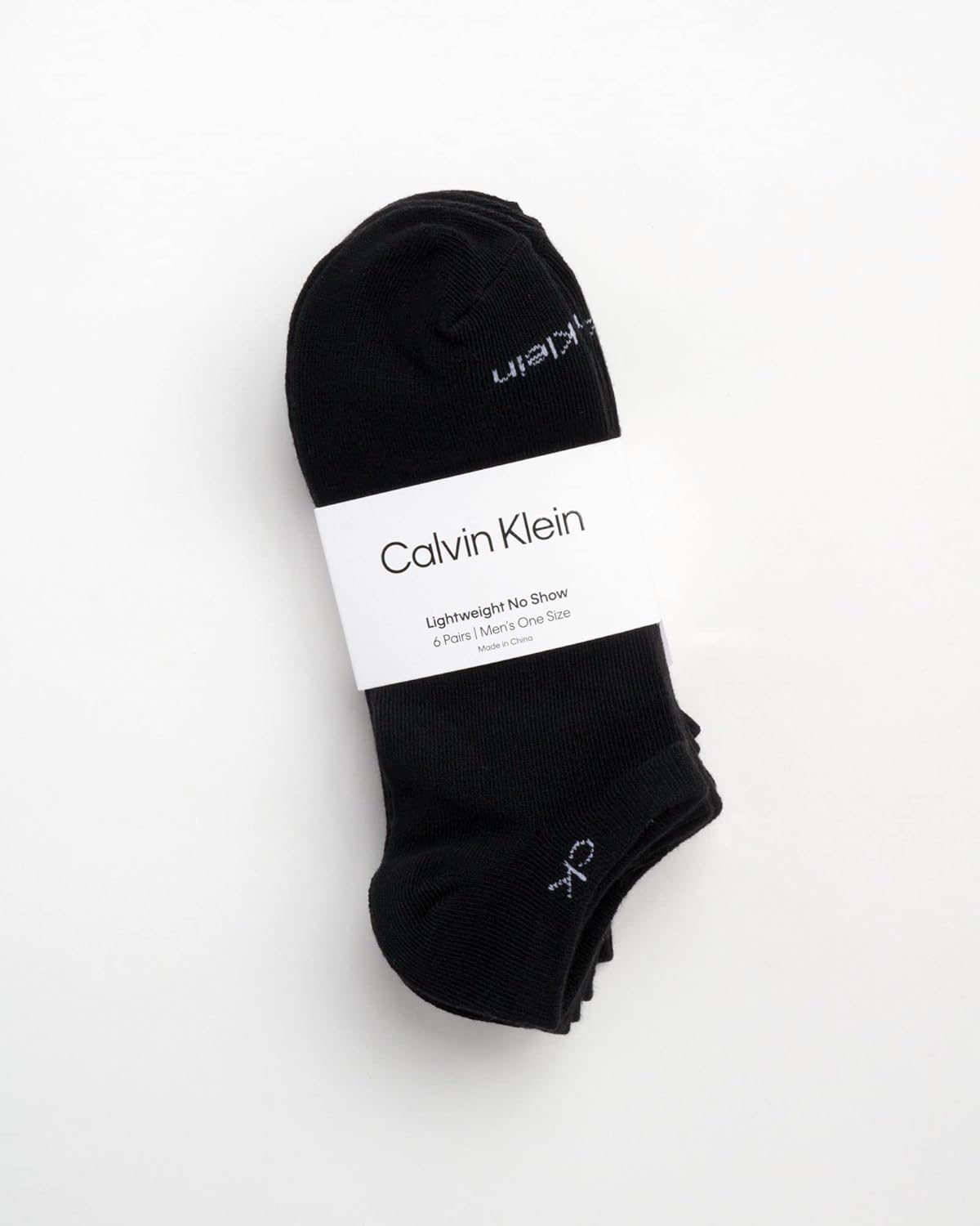 Calvin Klein Mens No Show Socks - 6 Pack Soft Cotton Blend Cushioned Athletic Low Cut Socks for Men for Sports and Running - Image 2