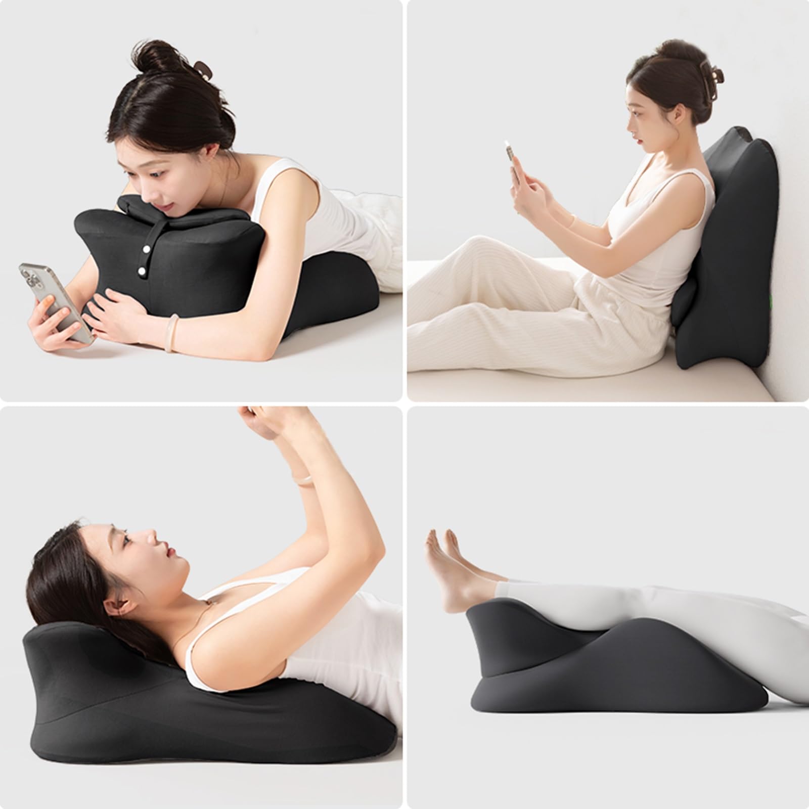 Coussin compensé à 27 degrés for un confort et un soutien accrus, conception ergonomique for les couples for un alignement corporel parfait