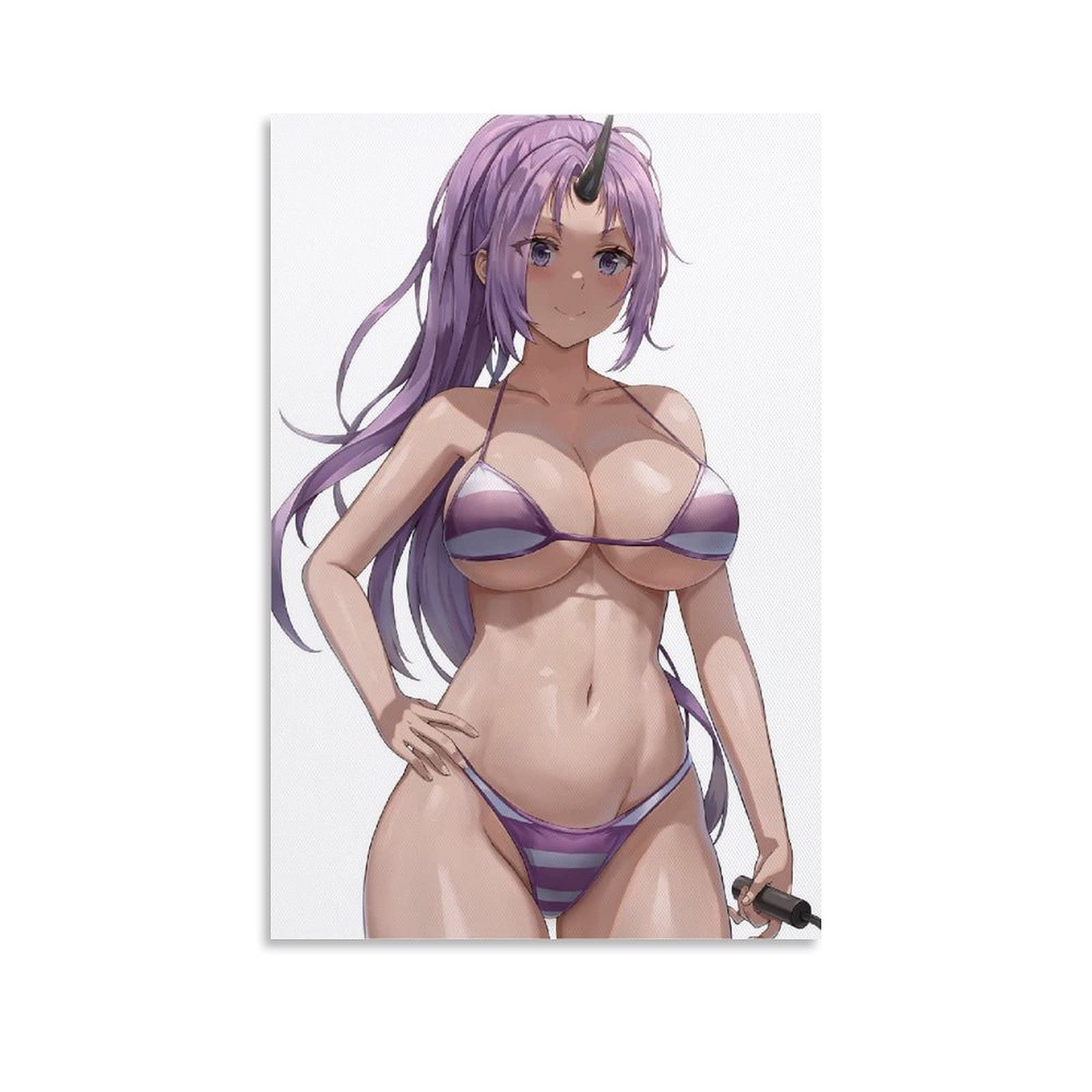 Haoyun Anime That Time I Got Reincarnated As A Slime Bikini Shion Canvas Art Poster and Wall Art Picture Print Modern Family Bedroom Decor Posters Gifts 16x24inch(40x60cm)