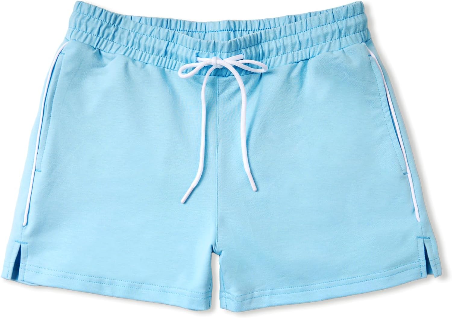 FIROTTII Mens Athletic Sweat Shorts 3 Inch Cotton Soft Casual with Pockets Gym Workout Running Short