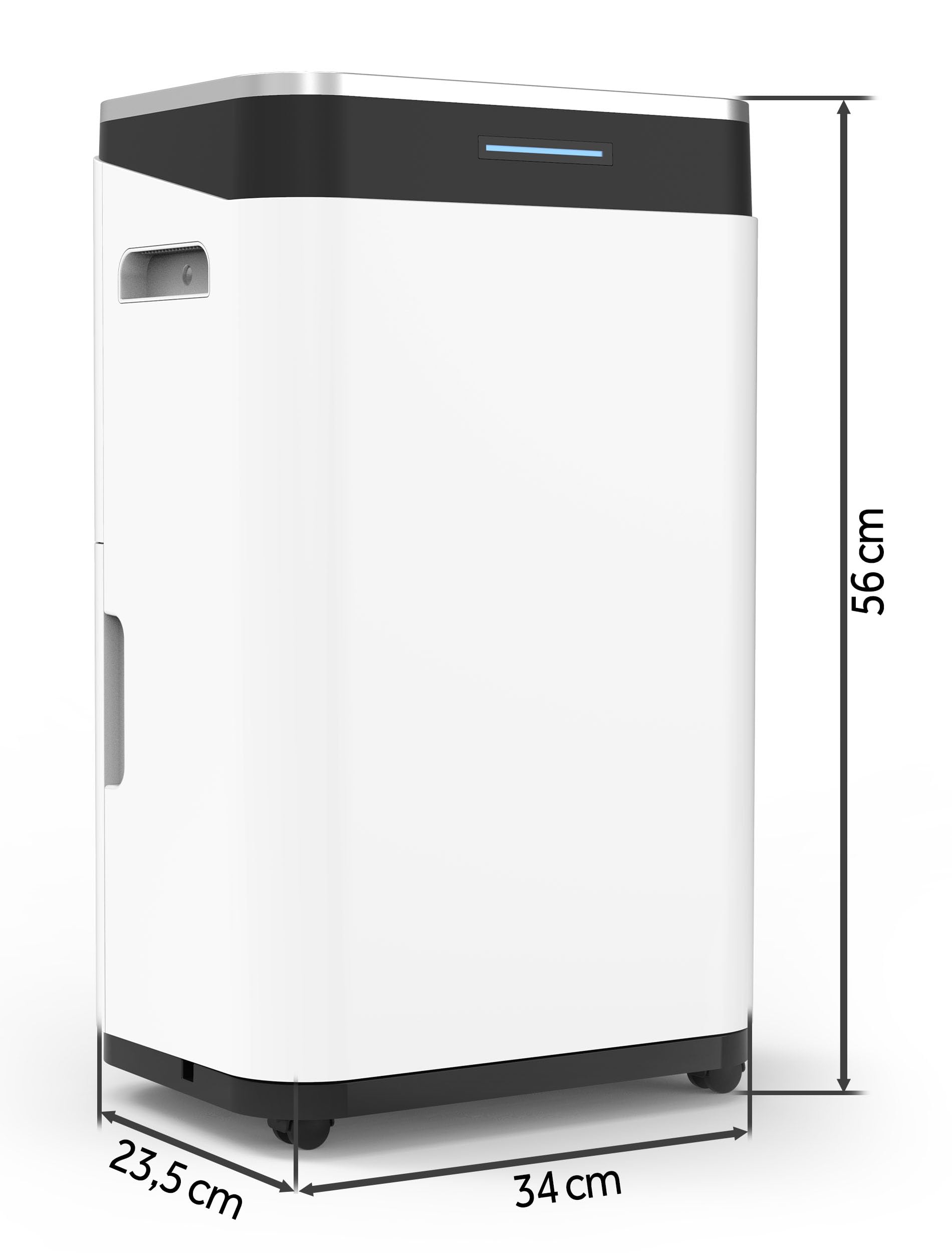 Berdsen Deumidificatore elettrico – 25 L/24 h – Wi-Fi LED App Controllo – Silenzioso risparmio energetico – Bianco