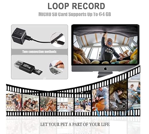 Mini Spy Camera 1080P Hidden Camera - Portable Small Hd Nanny Cam With Night Vision And Motion Detection - Indoor Covert Security Camera For Home And Office - Hidden Spy Cam #TOP3