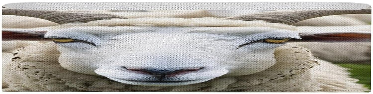 Non-Slip High Resistance Yoga Bands for Stretching, Extra Wide Exercise Bands for Women/Men, Cute Sheep Lamb Yoga Straps, Physical Therapy Stretch Straps for Home Gym, Pilates & Rehab