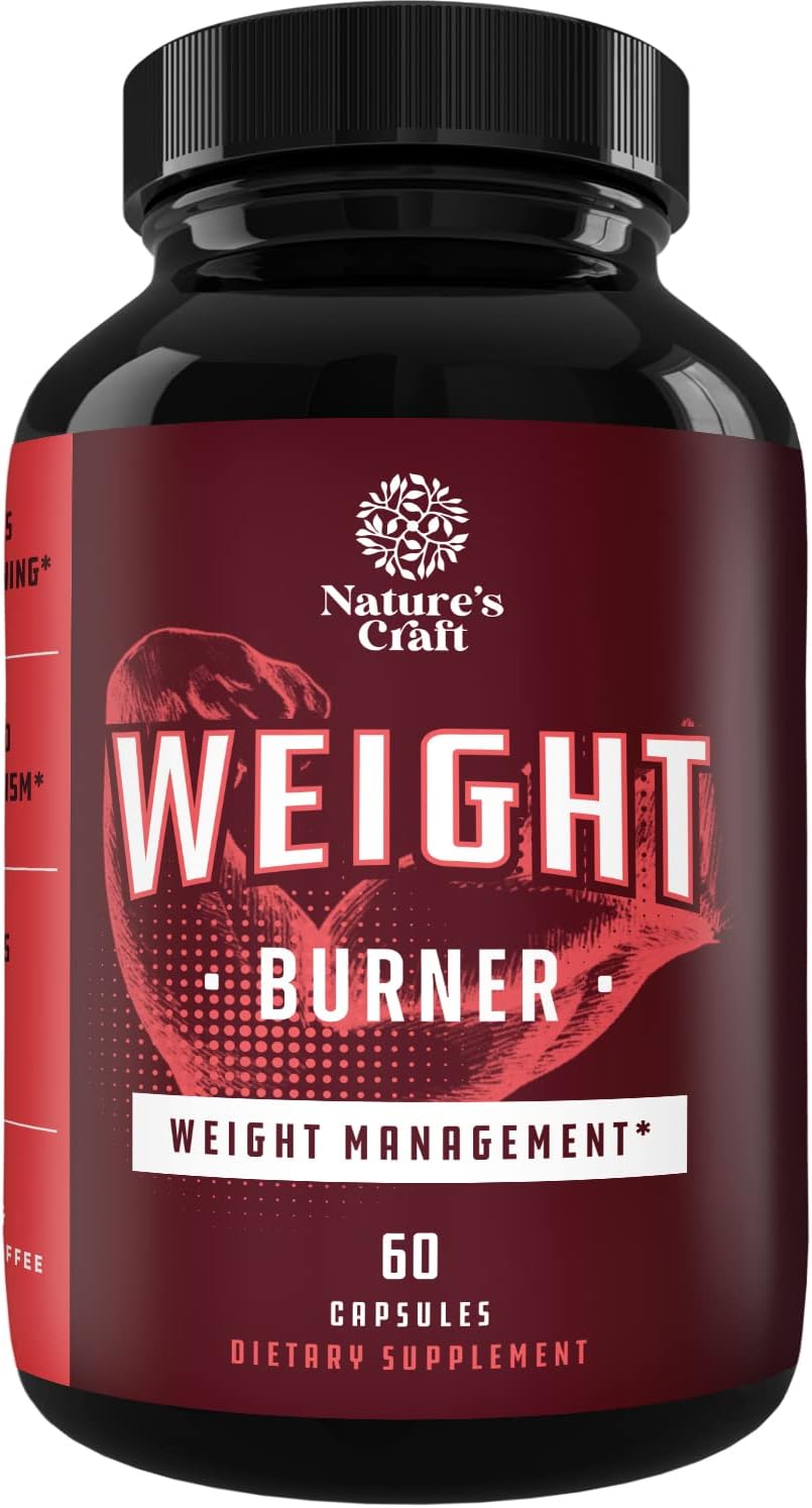 Natures Craft Immune Support Garcinia Cambogia Weight Loss HCA - Pure Green Coffee Bean Appetite suppressant Control Supplements Green Tea EGCG Energy Workout Boost - Detox Cleanse Supplement