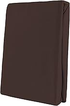 Leonado Vicent - Classic Spannbettlaken Bettlaken 100% Baumwolle Jersey Spannbetttuch in vielen Farben & Größen, Maße Spannbettlaken:180 x 200 cm - 200 x 200 cm, Farbe Spannbettlaken:Braun