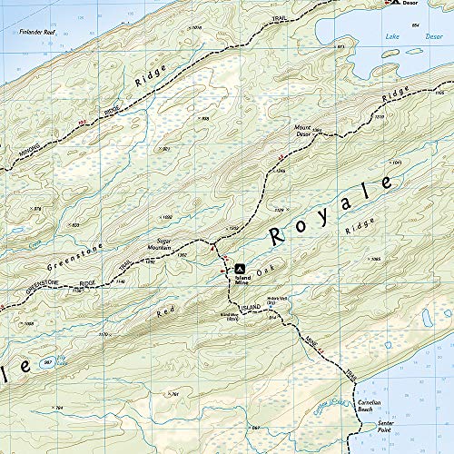 Isle Royale National Park Map (National Geographic Trails Illustrated Map, 240) - Image 2