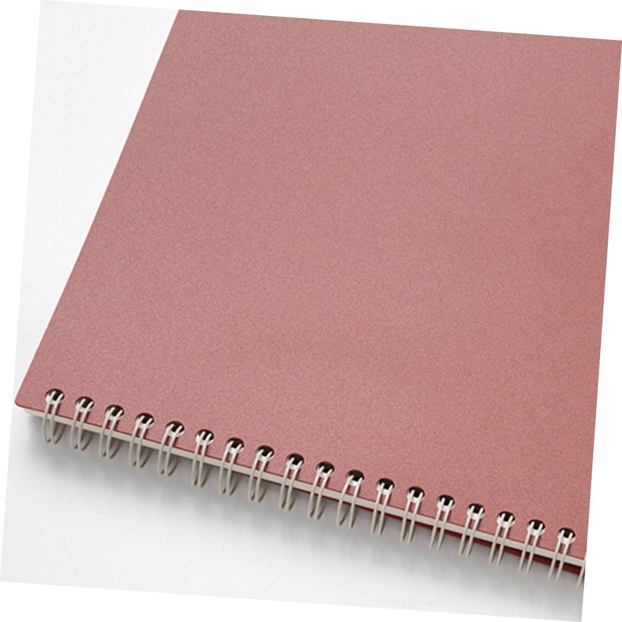 Quaderno a spirale A5 minimalista a tinta unita – Blocco note a righe portatile per studenti e professionisti