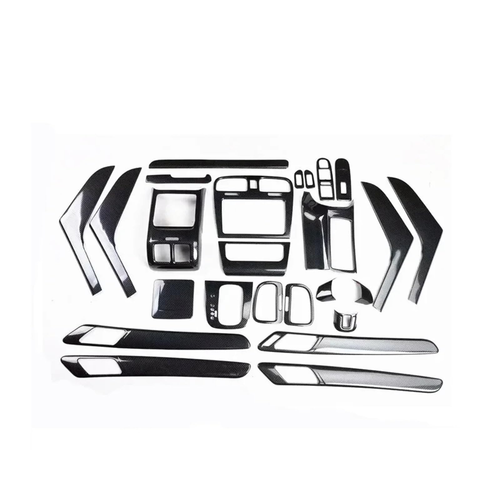 Interior Trim for Golf 6 MK6 2009-2013 Car Accessories Center Console for Golf Mk6 5D Stickers ABS Panel Trim 5D Cover Trim Sticker(Outfit)