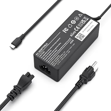 45W USB-C Chromebook Charger Compatible with HP Chromebook Dell Latitude/XPS Acer Asus Lenovo Samsung Laptop;Universal USB C/Type C Power Adapter for More Device Type C Fast Charging
