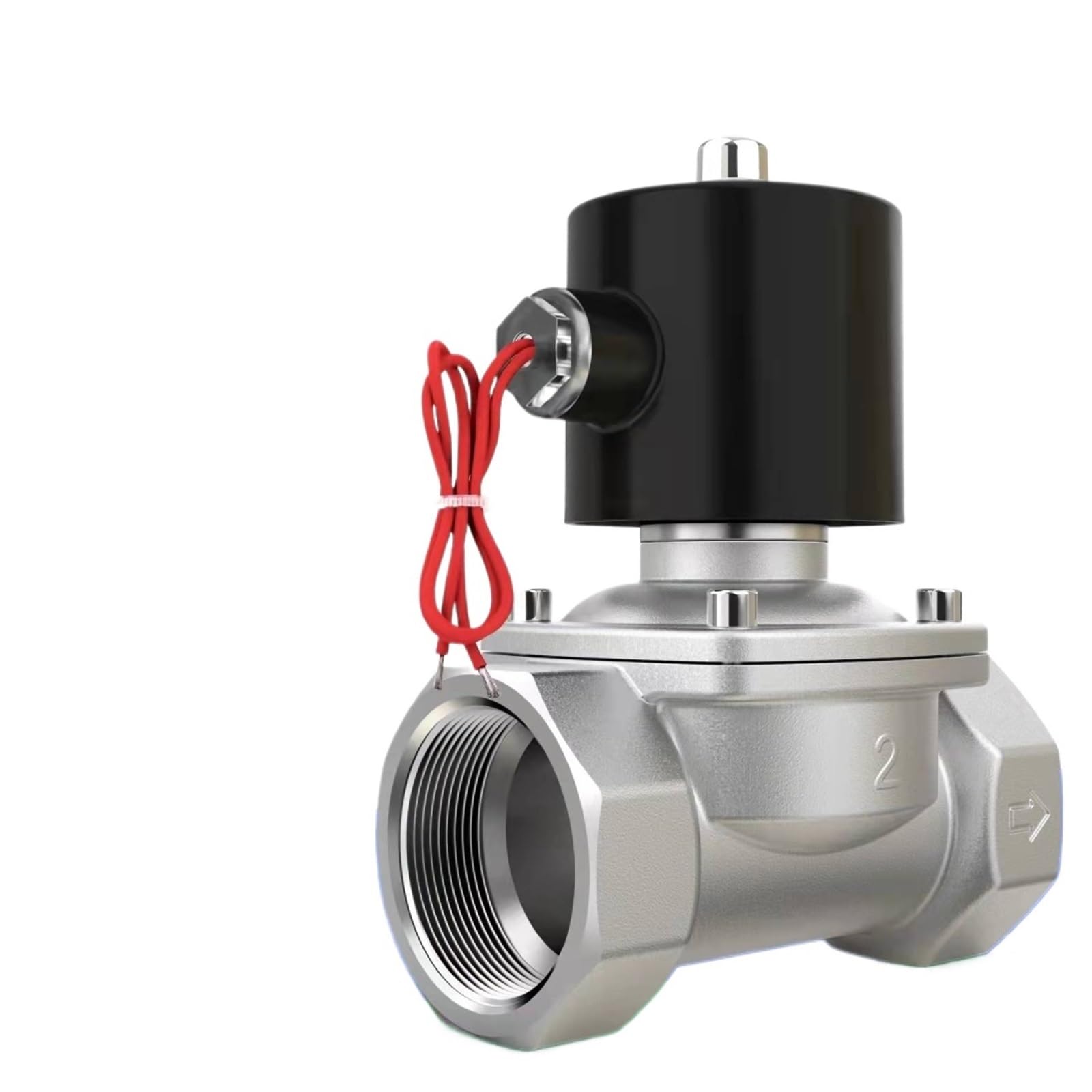 Moevgridr Dn10 304 Stainless Steel Electromagnetic Normally Closed(,Dc12v)