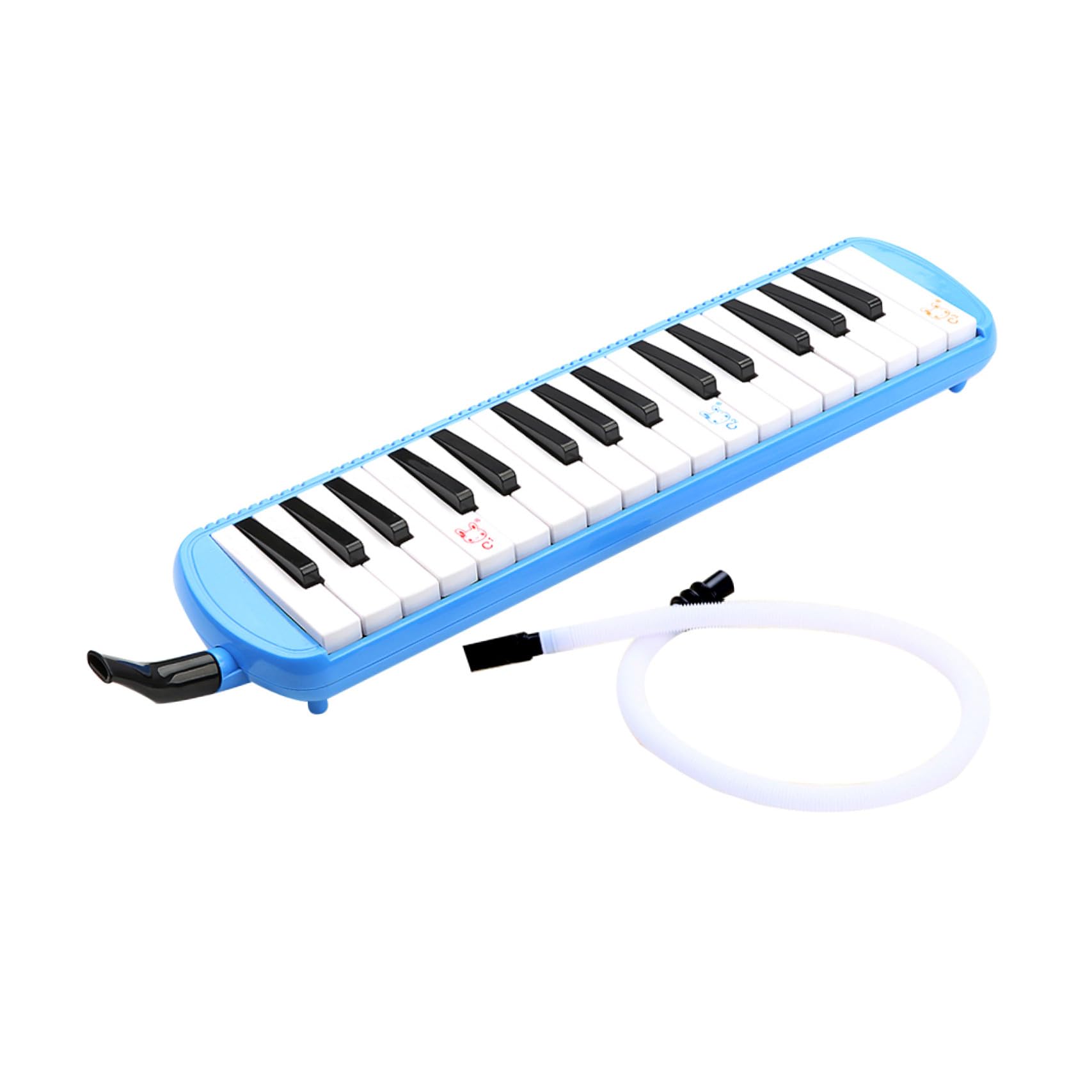 Mobestech Mélodica Touches pour Débutant avec Tube et Embouchure Instrument de Musique Léger et Portable pour Apprendre la Musique