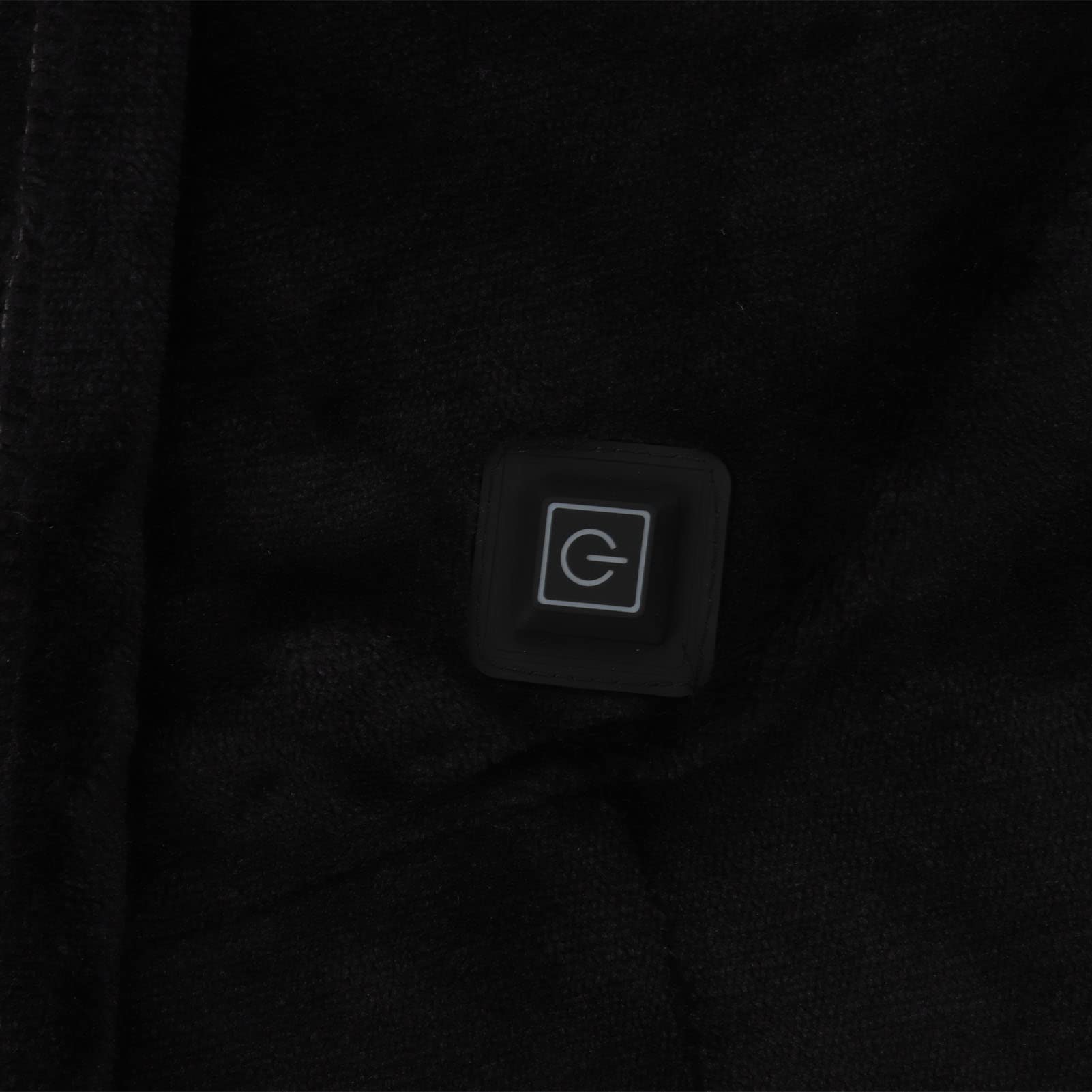Coperta Riscaldata USB Portatile, Morbido Scialle Riscaldato Lavabile in Lavatrice Portatile con Controllo della Temperatura Getta Coperta Riscaldata Elettrica Senza Fili (Black)
