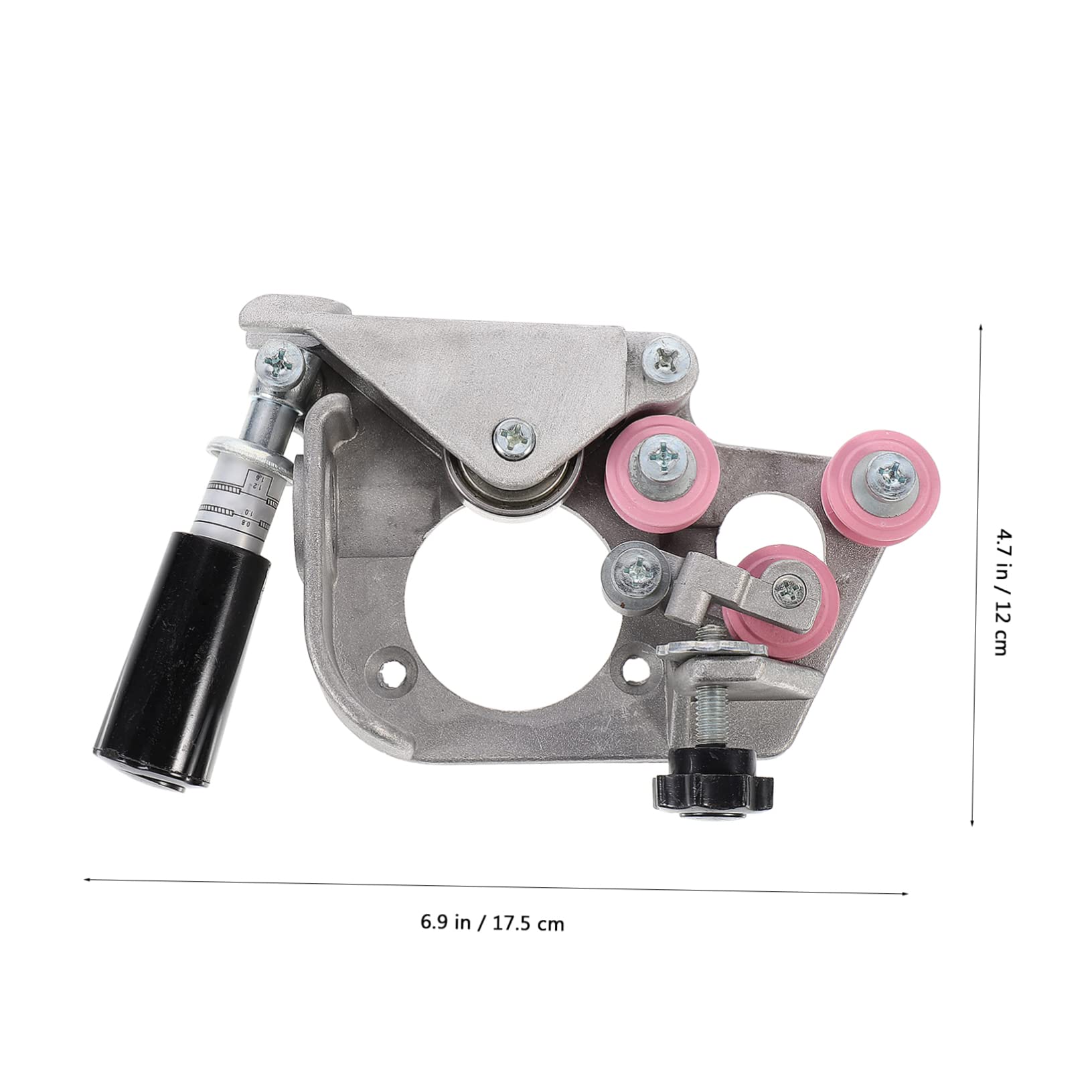 SEWOART 1pc Wire Feeder Bracket Aluminum Plate Wire Feeder Motor Bracket Aluminum Motor Plate Wire Feeder Wheel Rack Aluminum Bracket Useful Wire Feed Motor Plate Motor Mount Silver