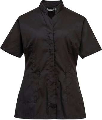 Portwest LW12 Premier Workwear Safety Tunic Black, M