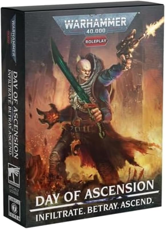 Warhammer 40,000 Roleplay: Day of Ascension Card Game | Ages 14 and Up, 5+ Players, Standalone Narrative Card Game Set, 56 Illustrated Cards and Complete Rulebook