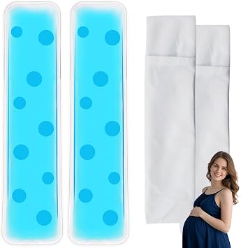 Perineal Cooling Pad, Hot and Cold Pads for Postpartum, Perineal Ice Pack, Instant Cold Therapy Packs, Gel Bead Ice Pack, Reusable Ice Packs, Instant Cooling Relieves Pain Blue-Circle