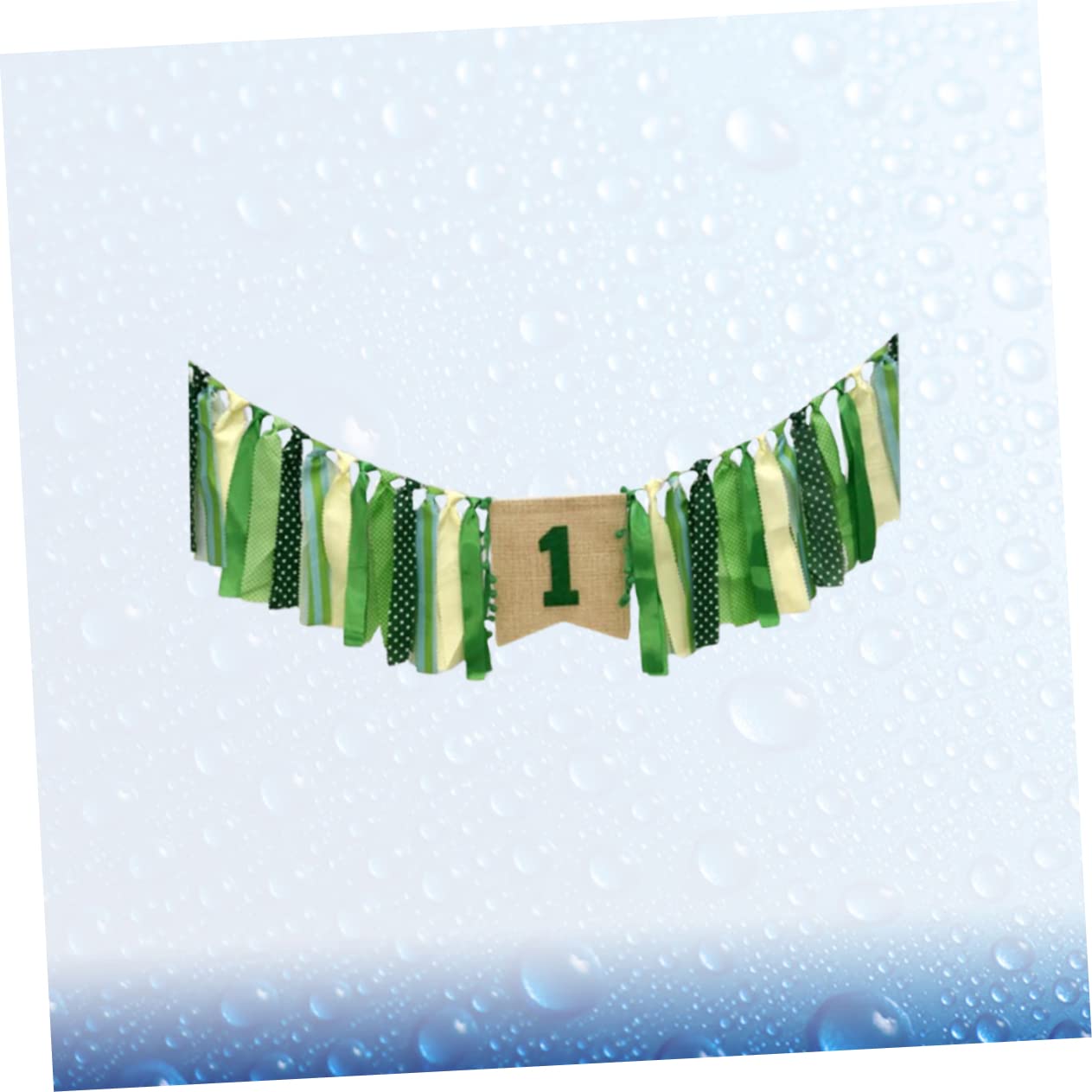 MAGICLULU 3 Set Striscione Decorativo Banner Per Il Primo Compleanno Del Bambino Seggioloni Bandiera Della Sedia Da Pranzo Bandiera Decorativa Ornamento Di Festa Arredamento Retrò
