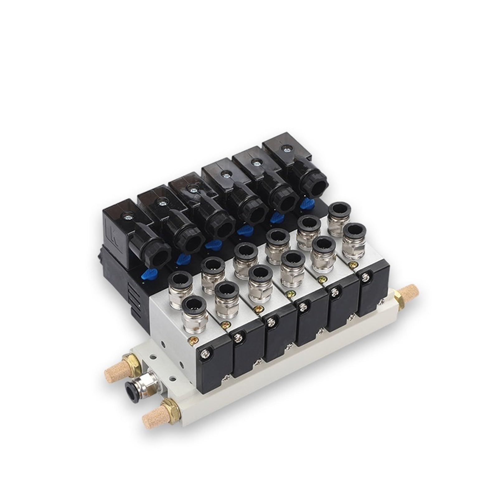 4V210-08 Electroválvula 5/2 Vías 12V/24V CC 110V/220V