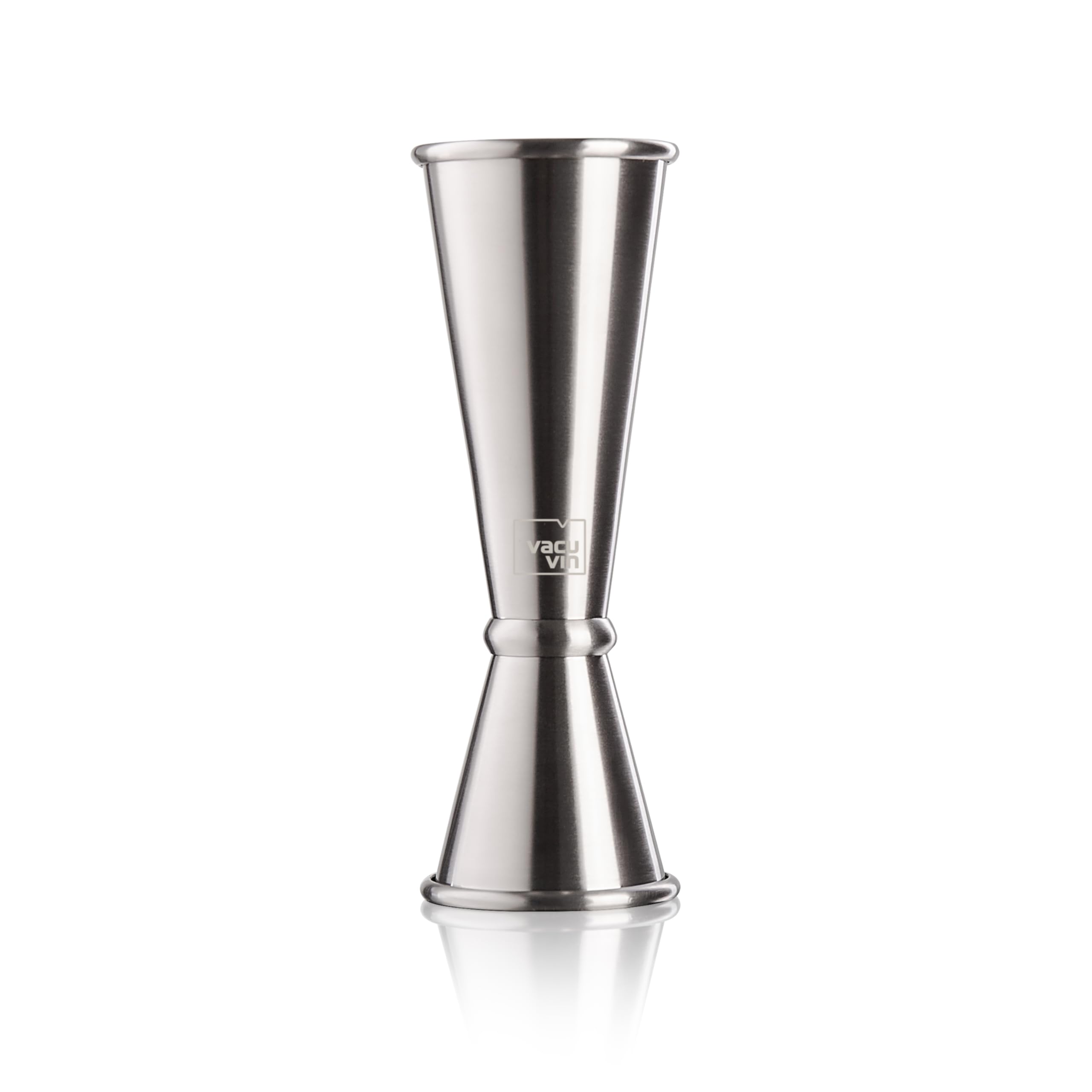 Vacu Vin Stainless Steel Japanese Jigger – Perfect for Bartending for Mixologists and Home Bar Enthusiasts - Dishwasher Safe