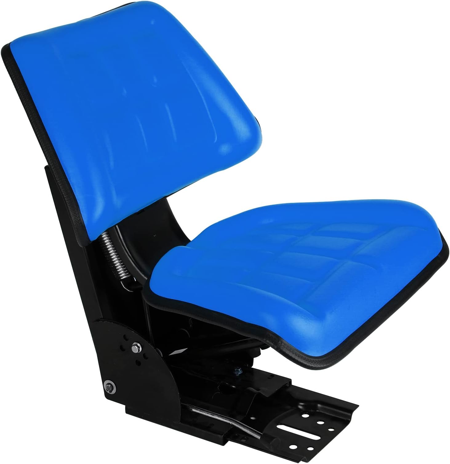 Universal Tractor Suspension Seat With Tilt for Ford & New Holland 3000 3010 3300 3330 3400 3600 3610, Blue