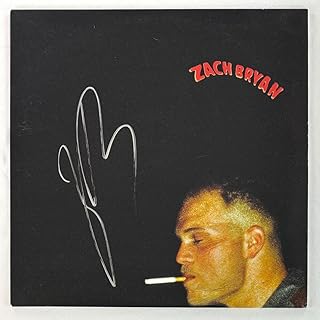 Zach Bryan Signed Autograph Album Vinyl Record LP with James Spence Authentication JSA COA - Country Music Superstar - DeAnn Elisabeth American Heartbreak Zach Bryan The Great American Bar Scene