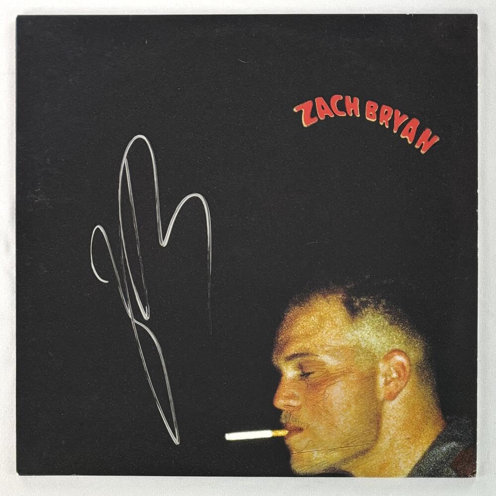 Zach Bryan Signed Autograph Album Vinyl Record LP with James