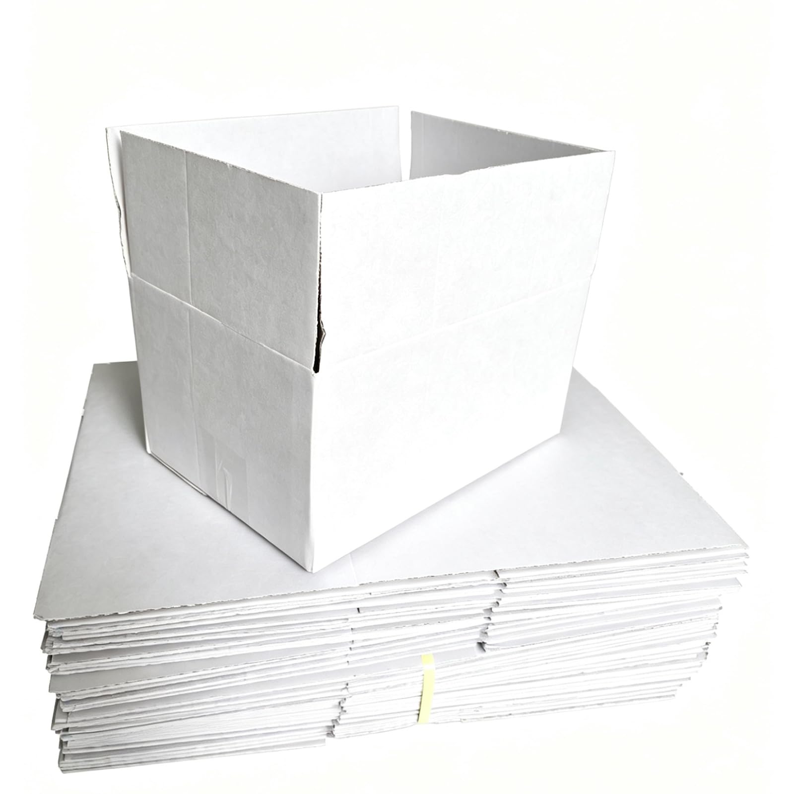 Yidomto 12x6x6 White Shipping Boxes - 25 Pack Small Corrugated Cardboard Mailer Boxes for Packaging, Mailing, Gift Giving | Sturdy, Recyclable, Perfect for Small Business Supplies, Ecommerce