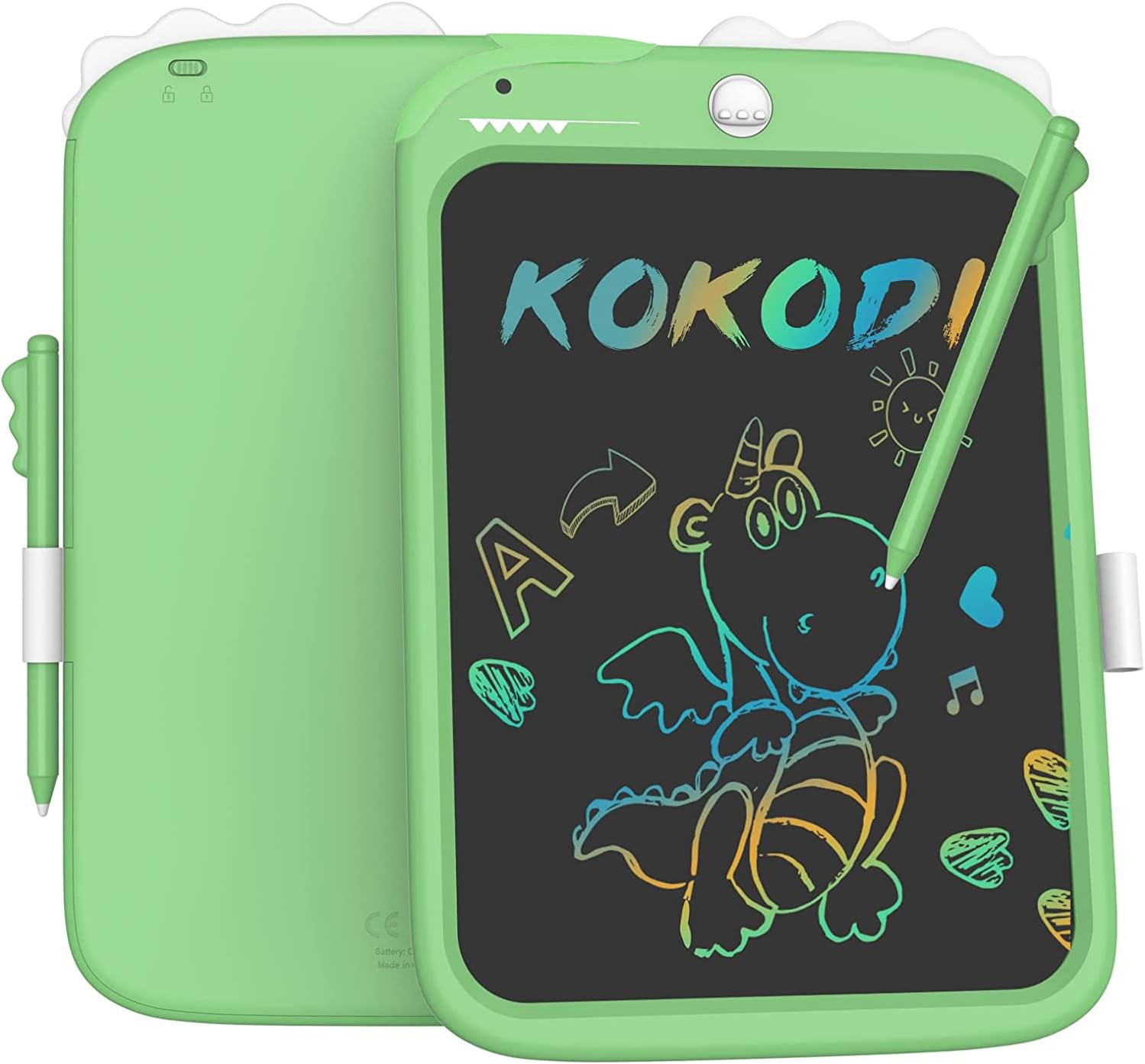 KOKODI Kids Toys for 3 4 5 6 Years Old Boys Dinosaurs Gifts, 10 Inch LCD Writing Tablet Children Drawing Board