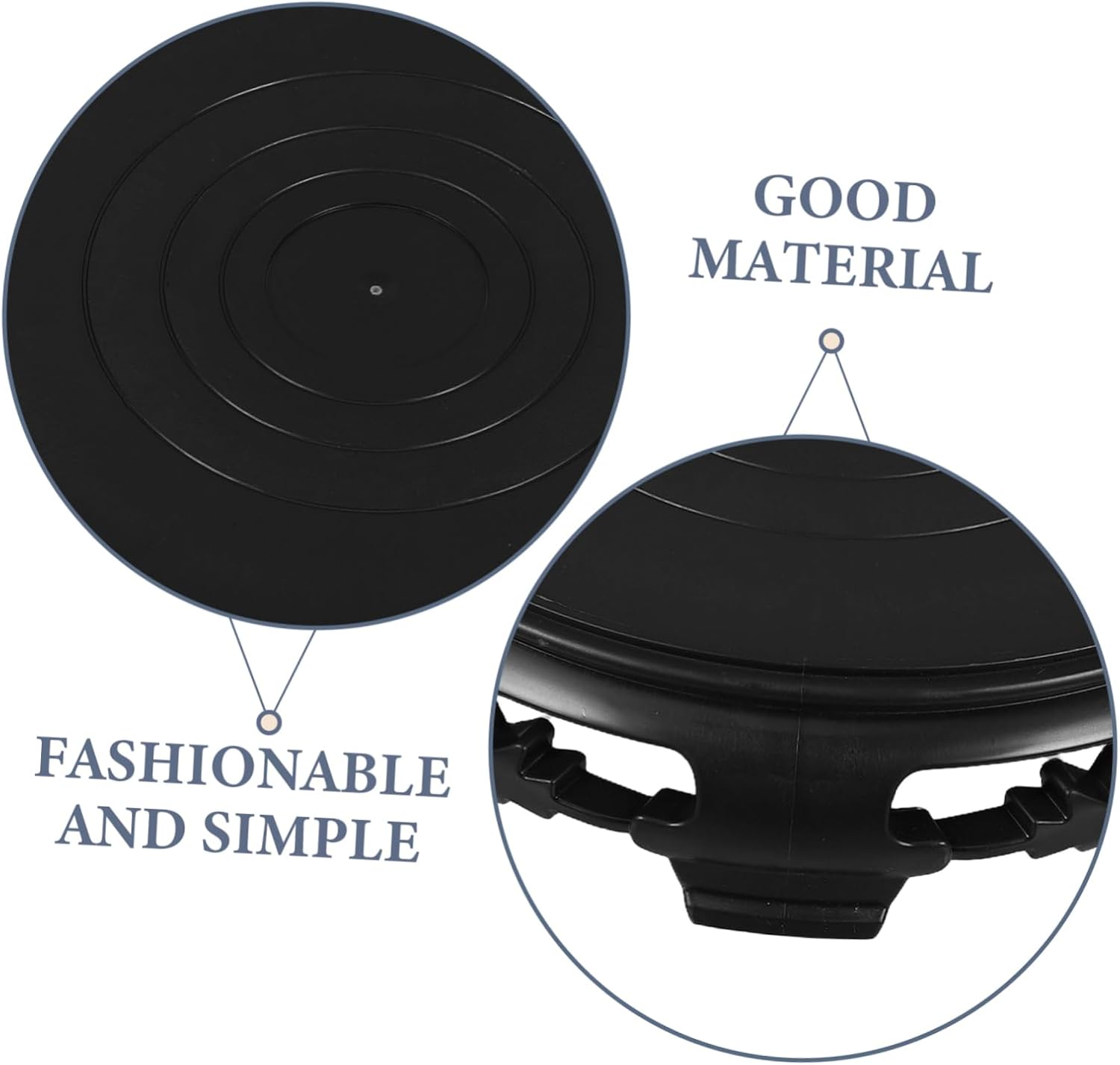 Toddmomy Plastic Plant Watering Tray Round Base Plant Pot Saucer for Indoor/Outdoor Use Heavy Duty Water Catcher Non-Slip Feet for Flower Pots