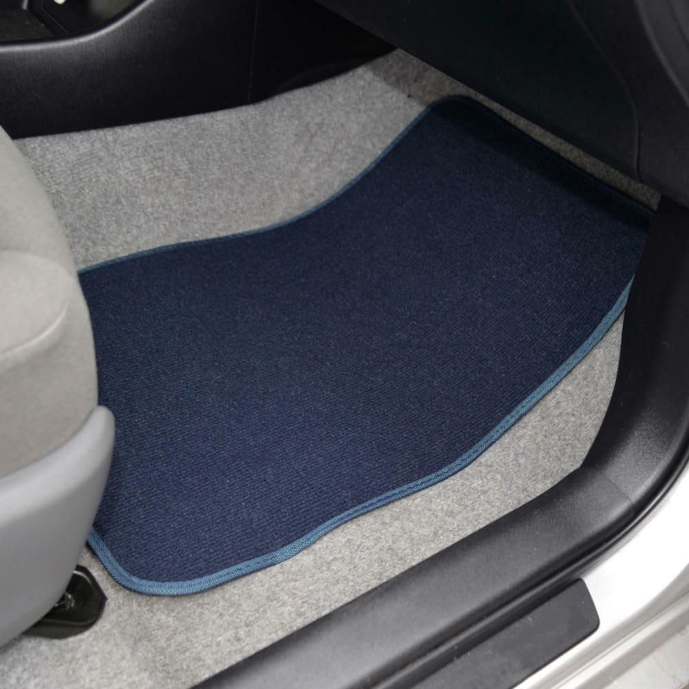 alxiang Front Rear Carpet Floor Mats Set Auto Car Suvs Fits Truck-Blue Vacuum or Use Soap and Water-Maintenance — view 4