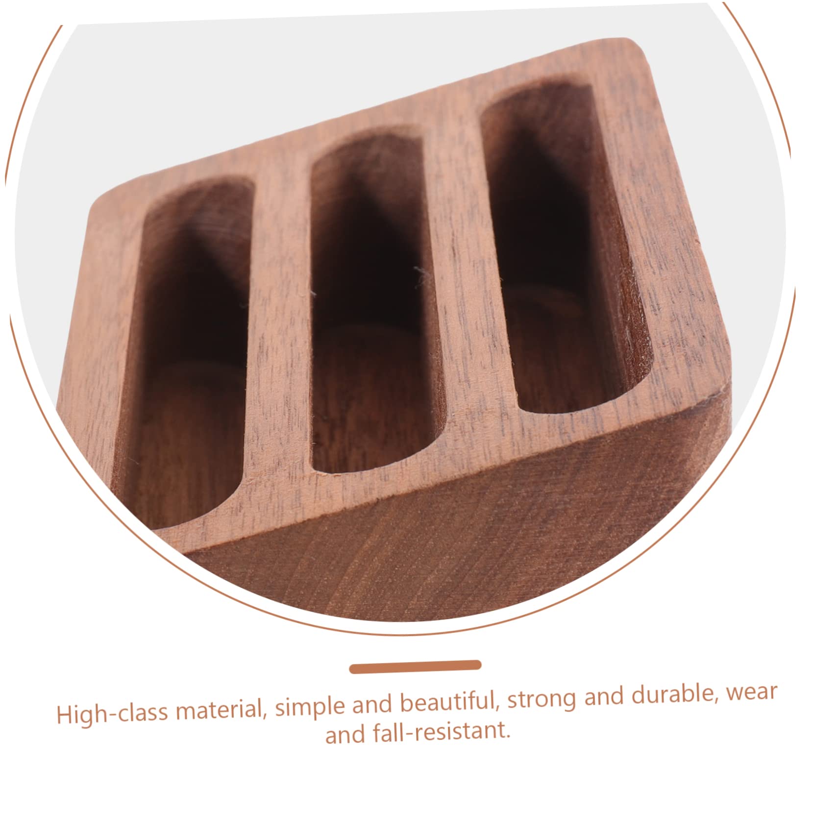 NUOBESTY 3 Sztuki Drewniane Etui Na Wizytówki Wiele Uchwytów Na Wizytówki Uchwyt Na Wizytówki Uchwyt Na Biurko Pojemnik Na Wizytówki Stojaki Na Karty Do Wyświetlania Uchwyt Na Karty Na