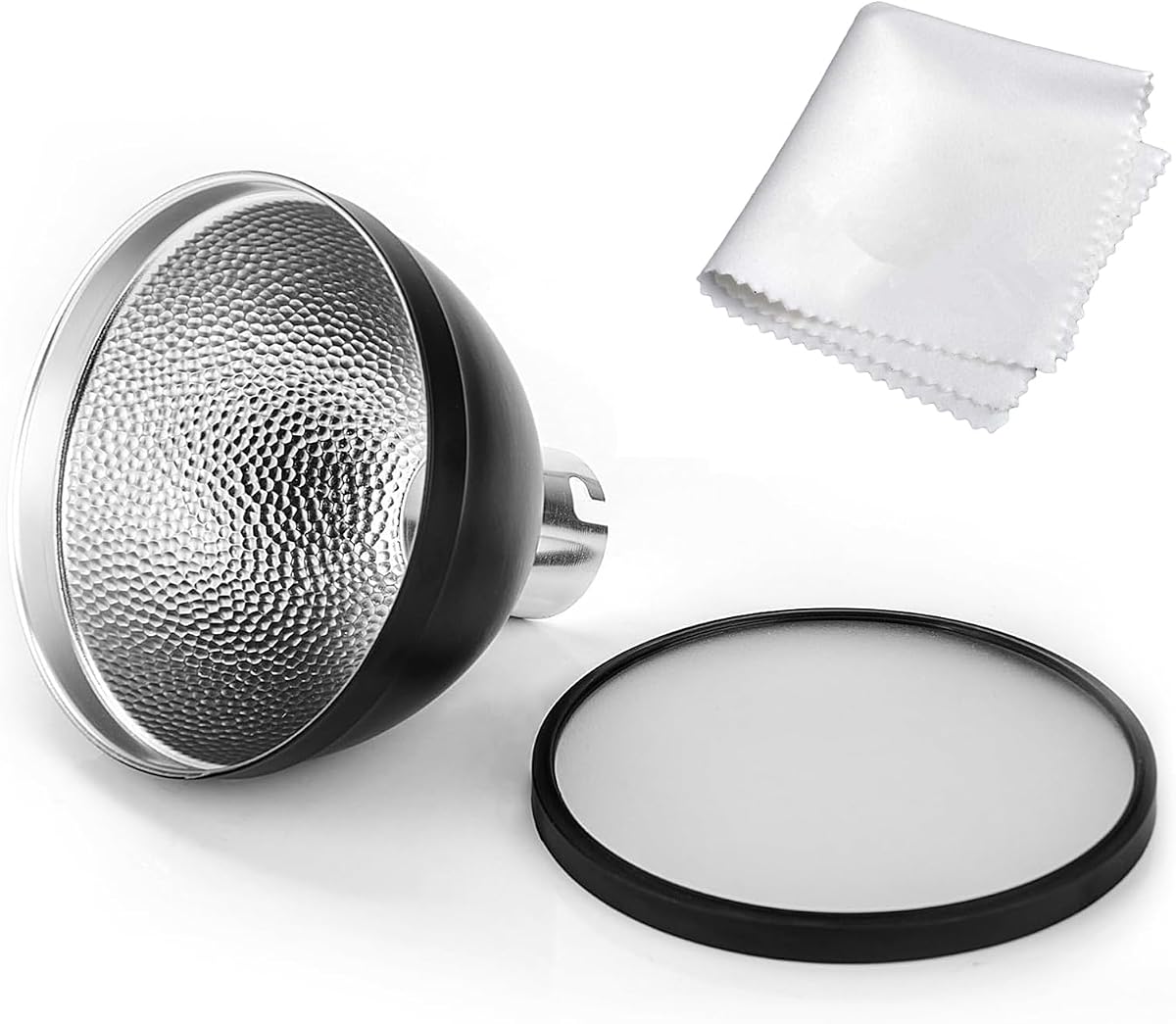 AD-S2 Standard Reflector with Soft Diffuser for AD200 Series Flash | Light Modifier with Built-in Soft Diffuser, Compatible with AD200Pro II AD200 Pro AD200 AD180 AD360 Series Flashes