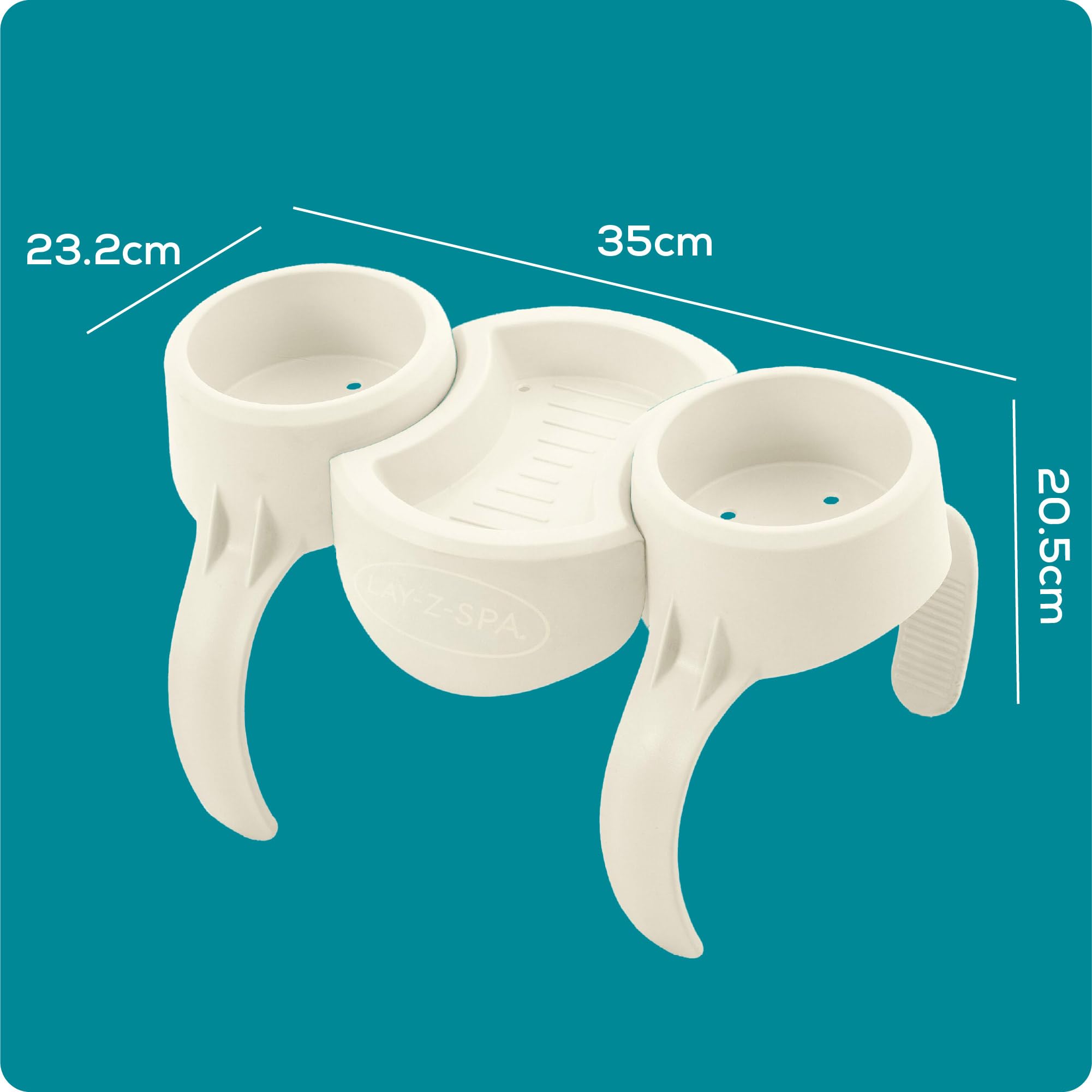 Bestway Lay-Z Spa içecek tutucu, set 35 x 2,32 x 20,5 cm, beyaz