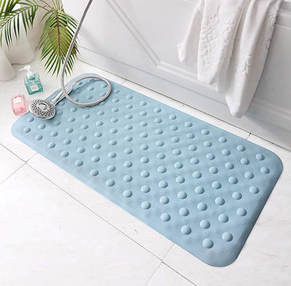 お風呂マット ブルー 50x100cm 浴槽 滑り止めマット バスマット 浴室マット 転倒防止 介護用 浴槽用 吸盤つき 防カビ 風呂 浴室 入浴 浴槽マット 風呂シャワーマット 抗菌 すべり止め お尻が痛く無い 訳あり商品