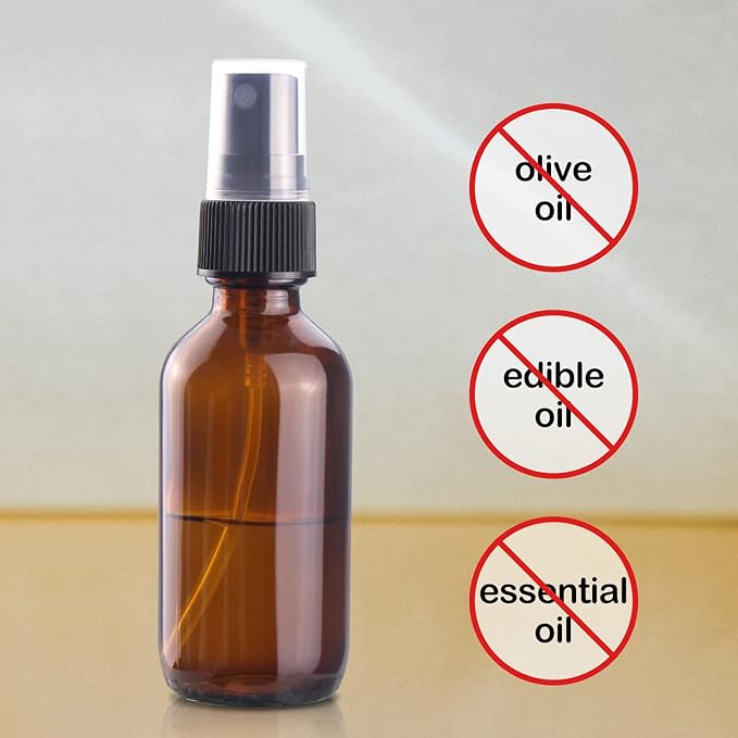 Botellas de spray de vidrio mini 2 oz (4 unidades) miniatura 2