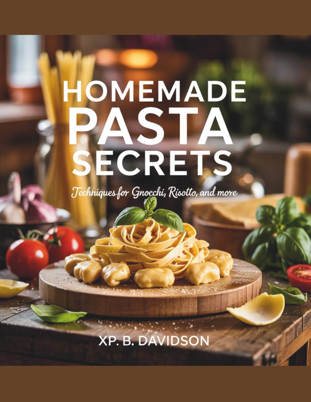Homemade Pasta Secrets: Techniques for Gnocchi, Risotto, and More - XP. B. Davidson: A Cookbook