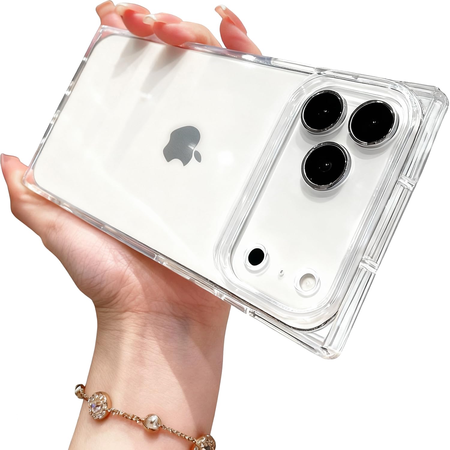 Amazon.co.jp: ストレートエッジ スクエア型 for iphone17 pro max 用