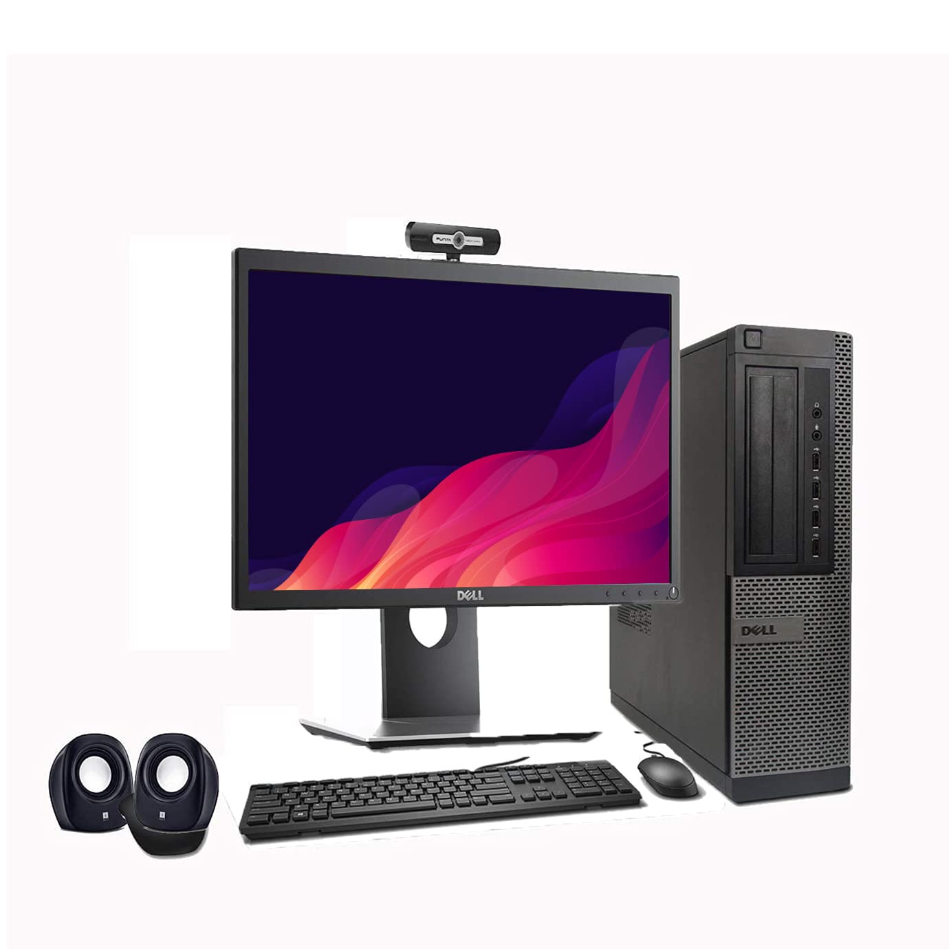 (Refurbished) Dell Optiplex 19 Inch All in One Desktop Set ( Intel i5 4th Gen/ 8 GB/ 500 GB HDD /19 inches HD Monitor+Keyboard+Mouse+ HD Webcam+Mic+Speakers+Wifi+Display Port)/Windows 10 Pro