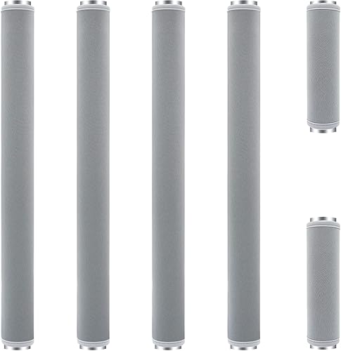 Vista 97 de 5 piezas de cubierta de manija de puerta de refrigerador, lavable para electrodomésticos de cocina, nevera, horno, microondas, lavavajillas, Cian