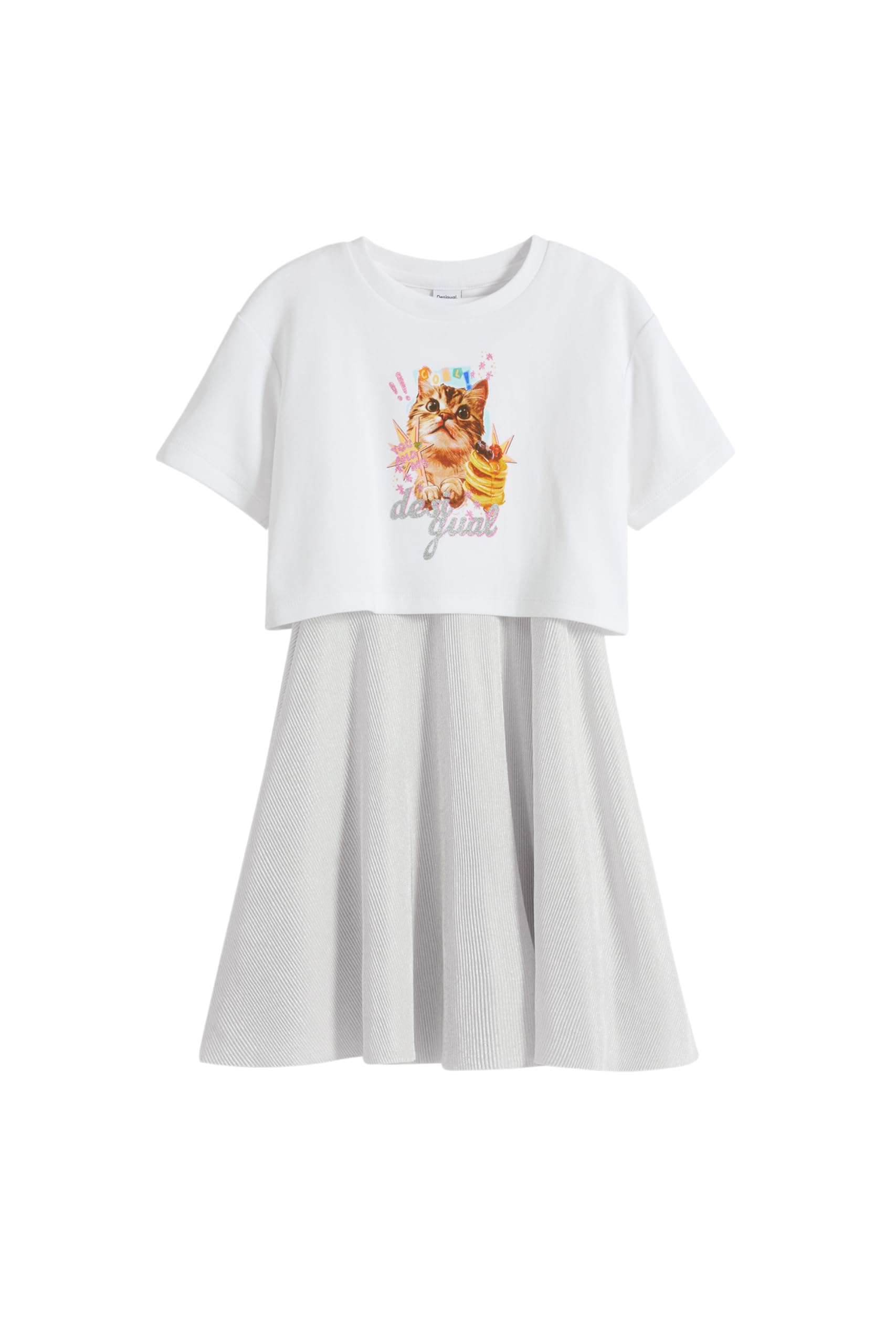 Desigual 25wgvk11 Dress Bambine e Ragazze