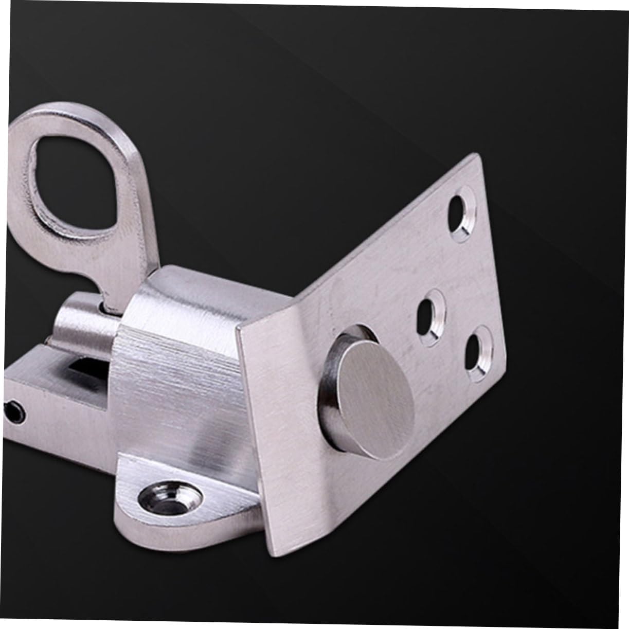 DOITOOL 2pcs Stainless Steel Door Latch Spring Bolt Automatic for to Install Metal Door Bolt for Added Security