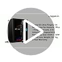 Image of Ozone 55L Digital Biometric Safe Locker for Home & Office | Fingerprint Access | Auto Secure Motorized Lock | Electronic LED Display | Heavy-Duty Steel | 36D x 35W x 55.5H cm | Black | 2-Year Warranty