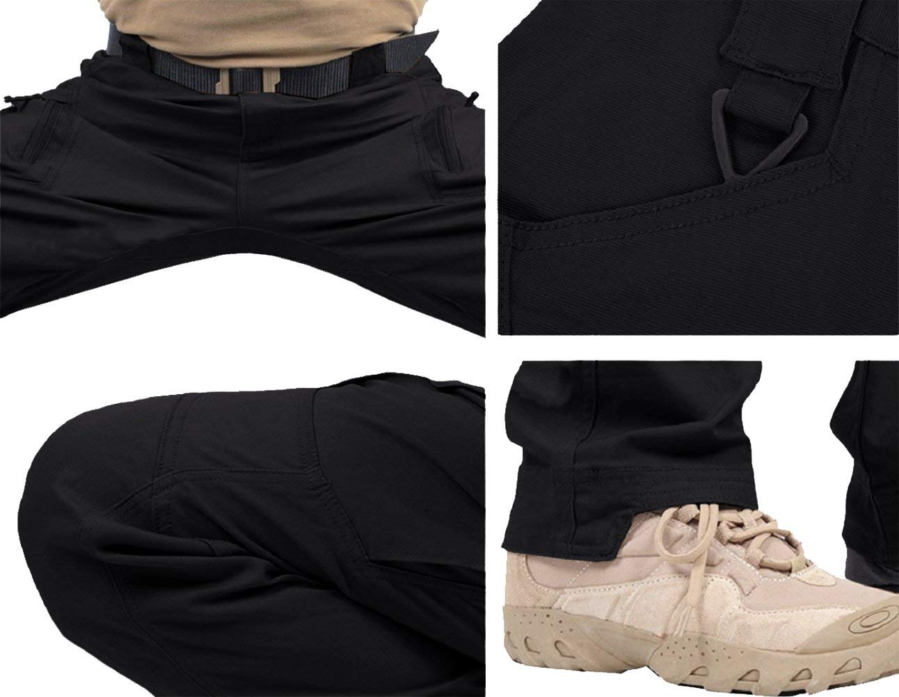 MAGCOMSEN Herren Cargo Hose Army Combat Baumwolle Militär Hose mit Multi Taschen Funktionshose
