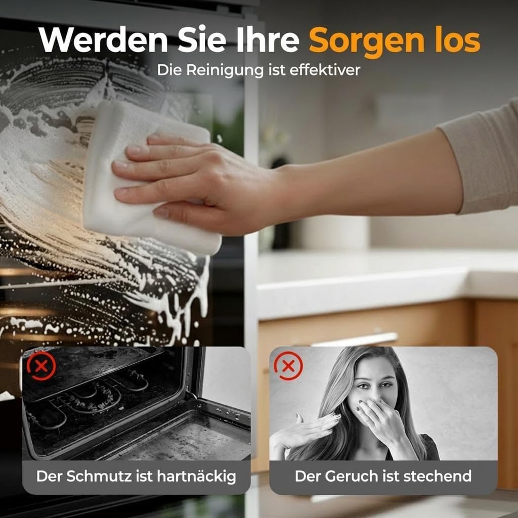Backofenreiniger, 2026 Neu Oven Cleaner Spray, Backofenreiniger Extra Stark Multi Grillreiniger Und Ofenreiniger für Backofen, Grill, Herdplatte, Gegen Verkrustungen (3PCS)