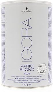Schwarzkopf SCH204 Poudre Décolorante Igora Vario Blond Plus 450 g, coloration Boîte