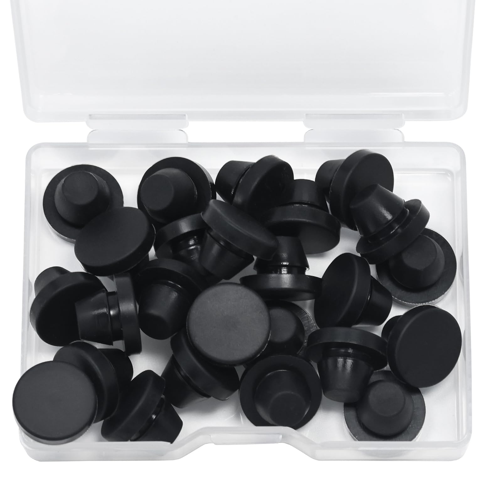 25 Pcs 8 mm Silicone Rubber Plugs for 8-8.5 mm (5/16"-6/16") Round Holes