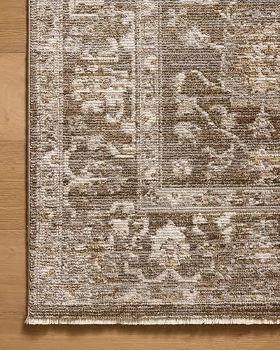Loloi Magnolia Home by Joanna Gaines Pace Collection PAC-01 Bark/Natural 9'-6" x 12'-3" Area Rug