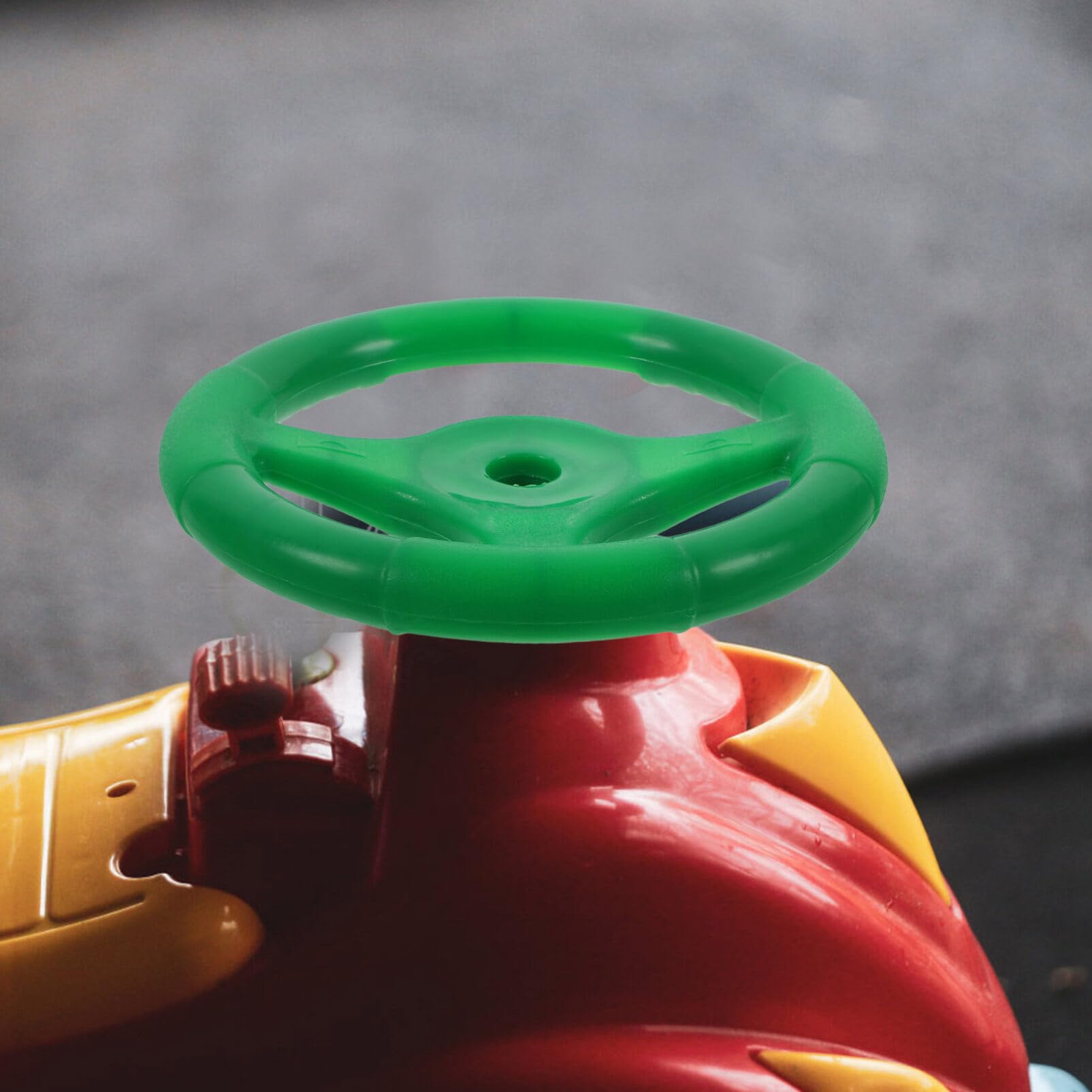 WEKAMOS Spielzeug Lenkrad Grün - Kinder Lenkrad Für Spielzeugautos & Schaukeln