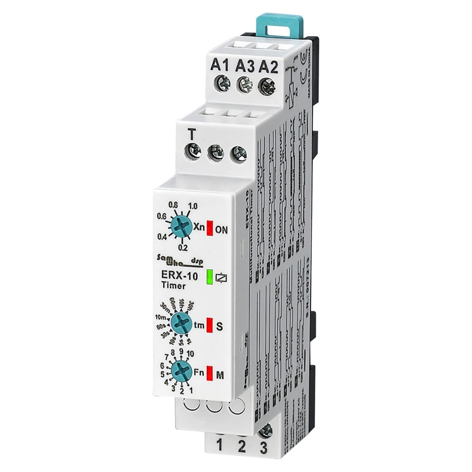 Timer relay multifonctionnel ERX-10 double tension pour contrôle précis