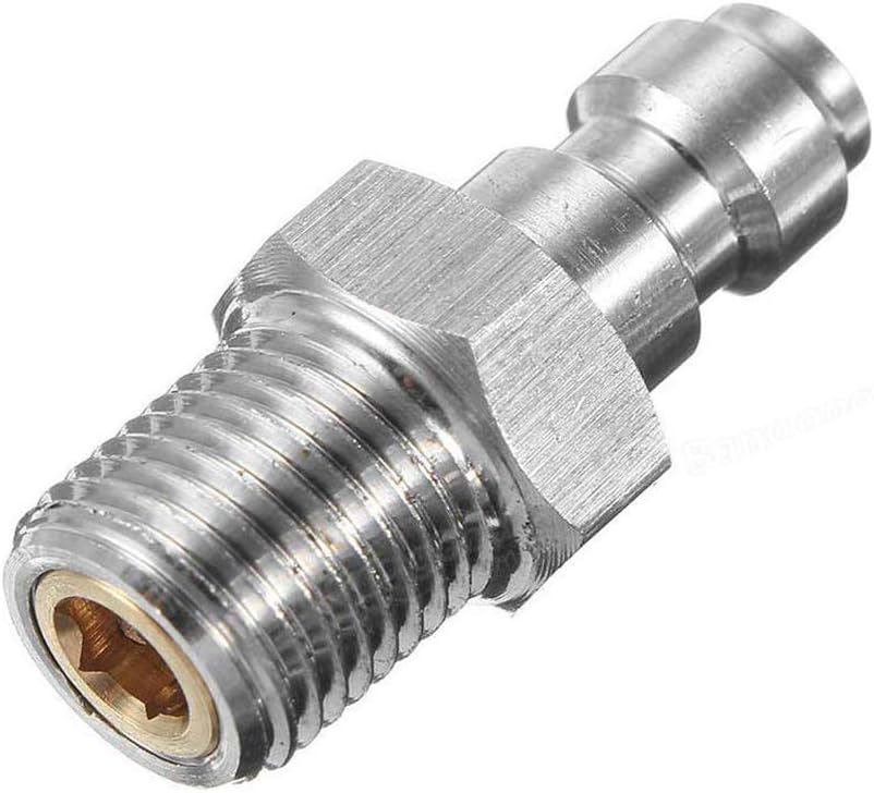 IORMAN Universal 8mm QuickDisconnect Plug Adapter 1/8" NPT Male Thread